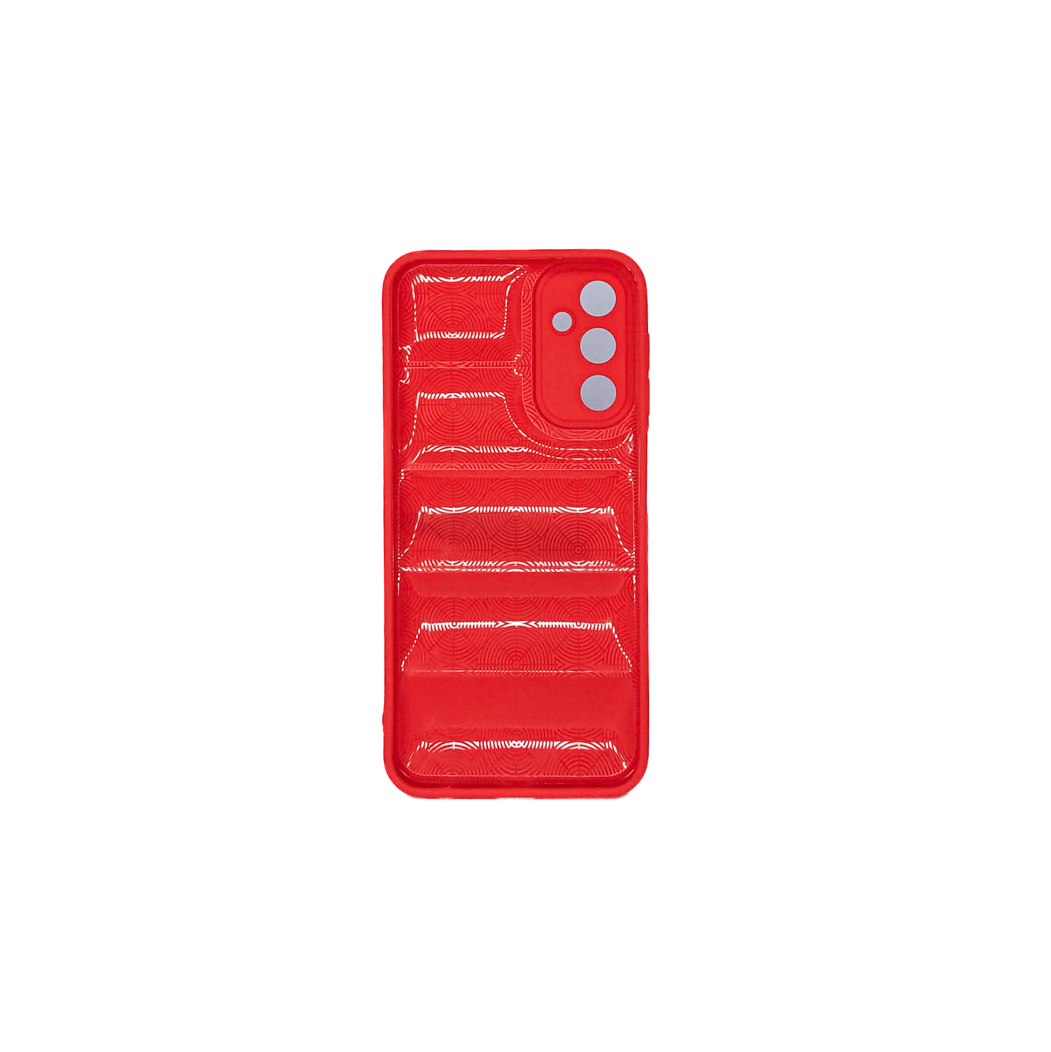 Protectores para celular  para Samsung  A14 Funda de tpu Puffer Rojo